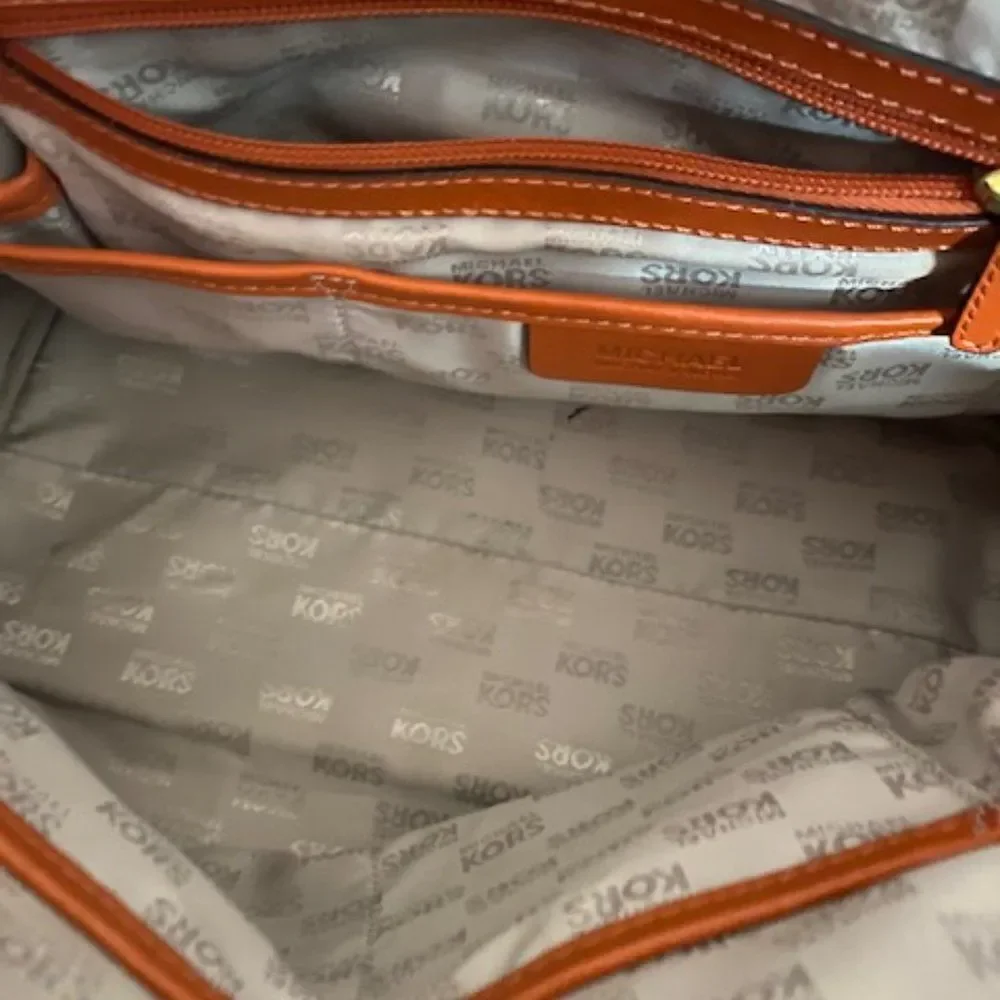 Michael Kors Jacquard Satchel with shoulder strap